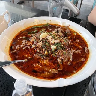 Hot Chili Oil Poached Sliced Beef