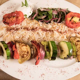 Veggie kebab