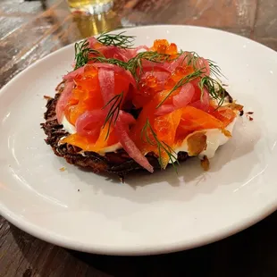 Latke Tostada