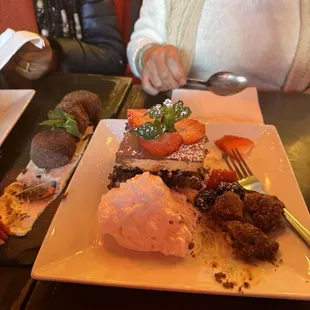 Tiramisu and Barkla Poppers, awesome