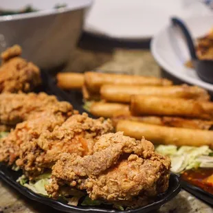 Calamansi Wings and Lumpia - IG: @nelson_eats