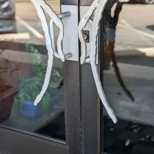 outside