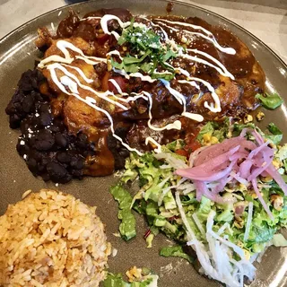 Chili Garlic Smoked Pork Enchilada