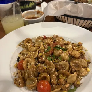 Citrus Coriander Grilled Farm Fresh Chicken Orecchiette Pasta Plate