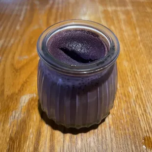 Ube flan