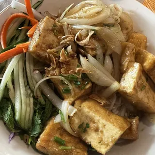 9. Vermicelli Served with Tofu Bn Xo Chay