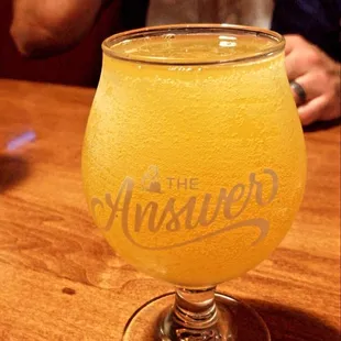 Mango Cider ($6)