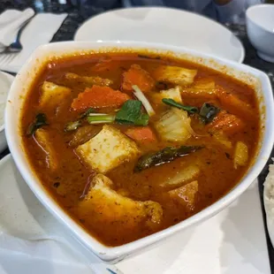 Curry soup