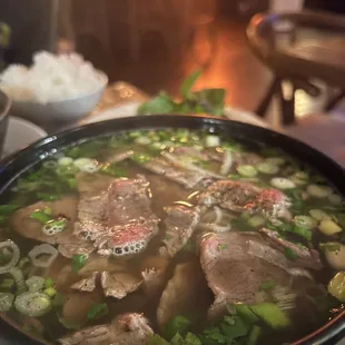 Classic Vietnamese Beef Bones Broth Pho