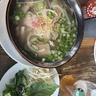 Classic Vietnamese Beef Bones Broth Pho