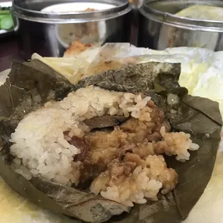 L17. Two Piece Sticky Rice in Lotus Leaf