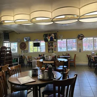 The dining room