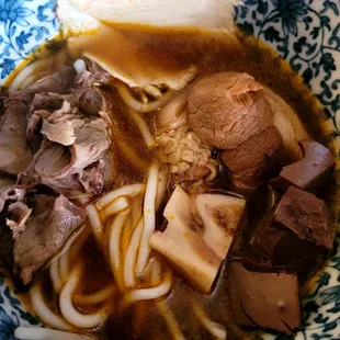 Bun bo hue (assembled delivery order at home)