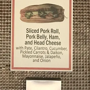 Mekong Special Sandwich