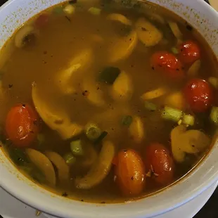 Thai Chicken soup (Tom ka) or is it?