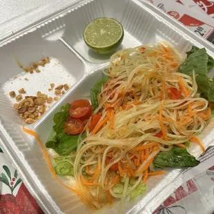 Papaya Salad to go