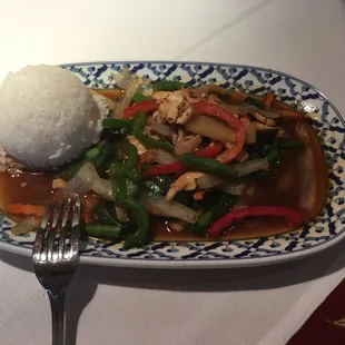 Chicken basil lunch special