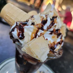 Thanks to all of the wait staff for generating deserts that were not officially on the menu (see above photo *cough* Kaylee! Thank you!!).