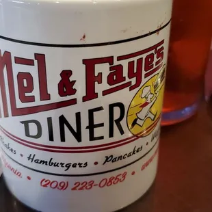 a bottle of mel and faye's diner