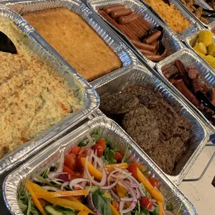Catering drop off and setup