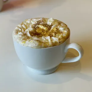 Rose gold latte