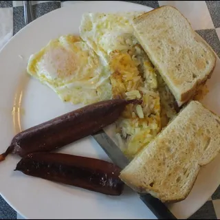 Hot Link & Eggs