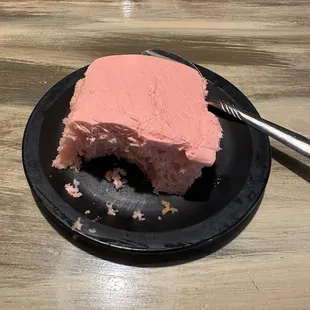 Strawberry cake dessert