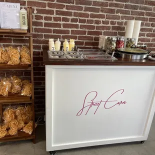 Street corn snack cart rental