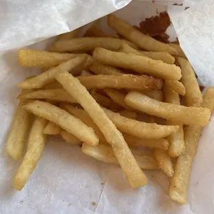 French Fries were very yummy &amp; crisp!