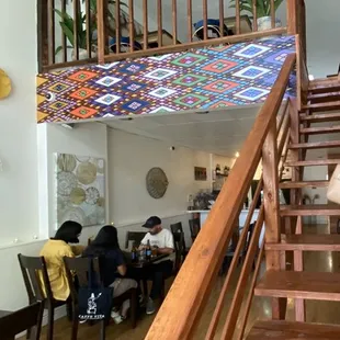 Stairway to Heaven (Heaven = upstairs loft seating and bar)