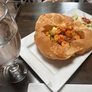 Fried shrimp Fried Prawn Poori yummy