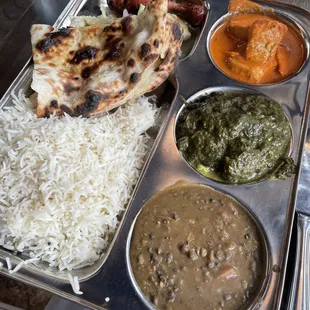 Thali lunch