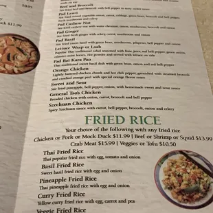 menu, sushi and sashimi