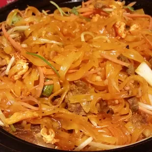 Take out pad thai. Yum!