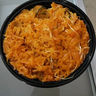 Pad Thai the next morning. Just a very big clump of noodles with practically nothing else.