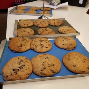 Freshly baked cookies