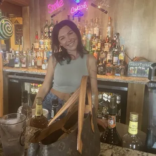 Rina the bartender