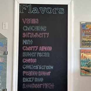 Flavor list