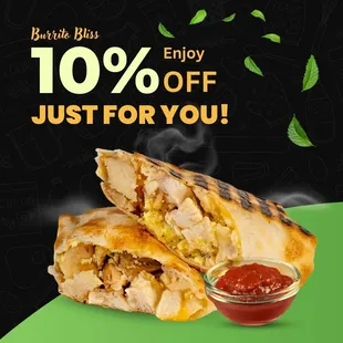 Burrito Bliss: Enjoy 10% Off Just for You