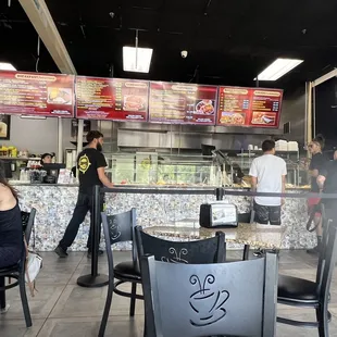 steam table menu boards