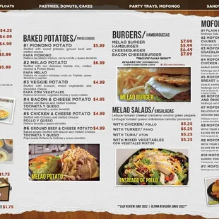 Melao Bakery * Menu Inside