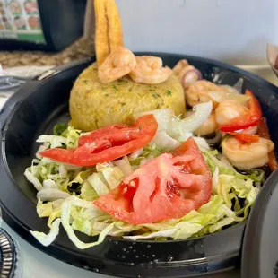 Mofongo con Camarones
