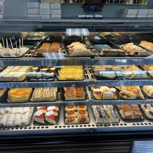 left bakery display case