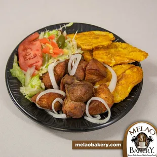 Carne Frita con tostones
