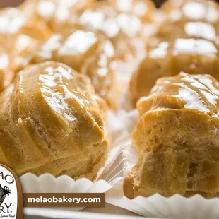 a tray of baked goods
