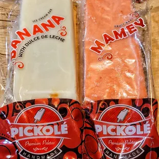 Popsicles.