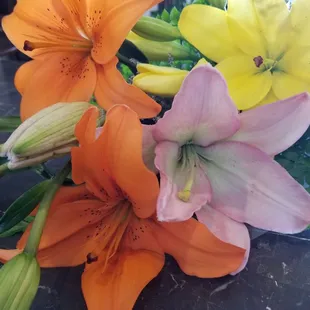 Lilies for a retirement party...thank you!