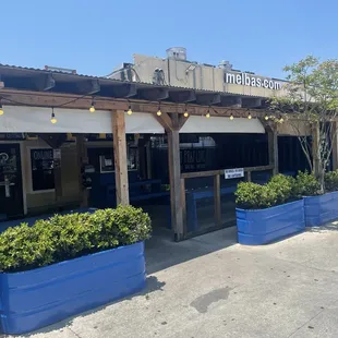 The outside