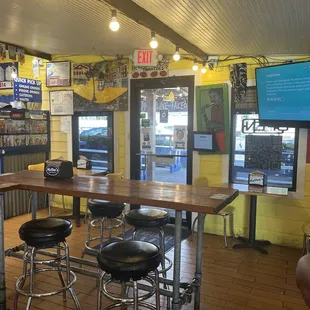 Inside dining