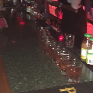 Line of shots